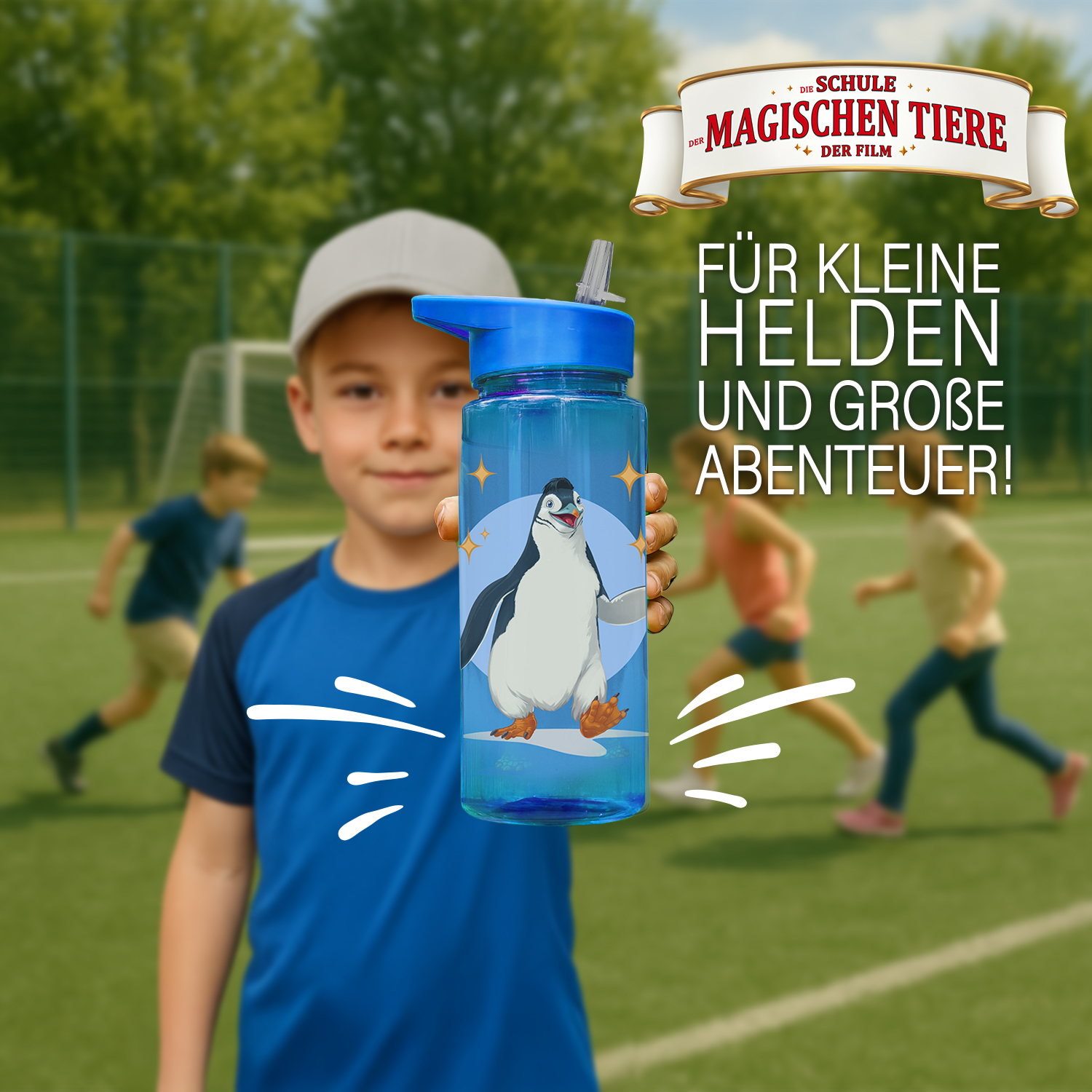 Trinkflasche 500 ml rPET | Blau, Juri
