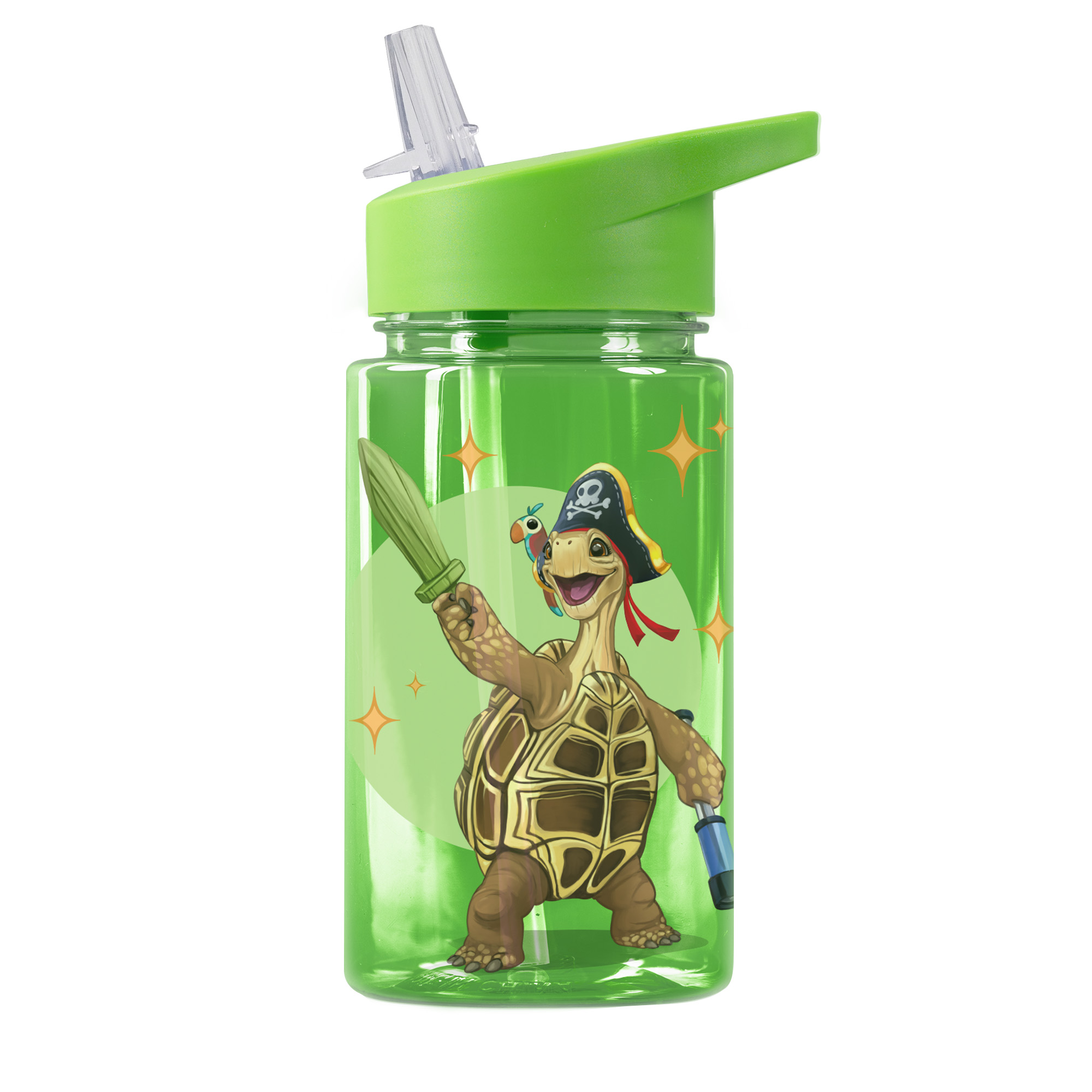 Trinkflasche 400 ml rPET | Grün, Henrietta