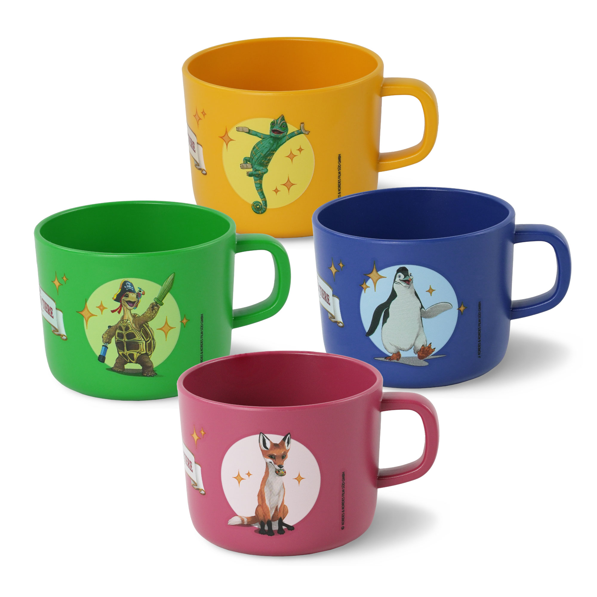 Kinder Tassen Set 4-teilig, 250 ml, rPET | AWAVE®
