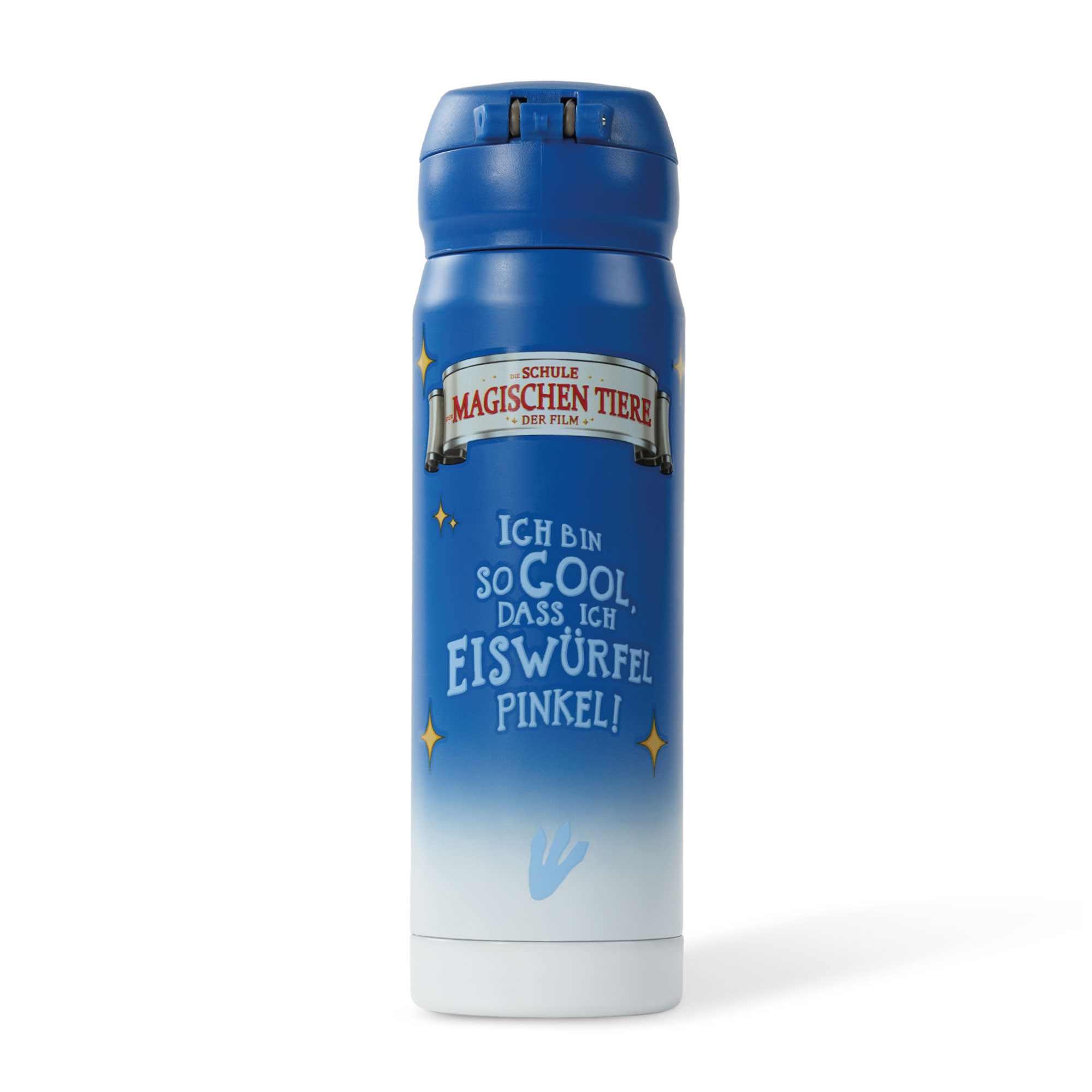 Trinkflasche, Juri, 380 ml, Edelstahl - blau | AWAVE®