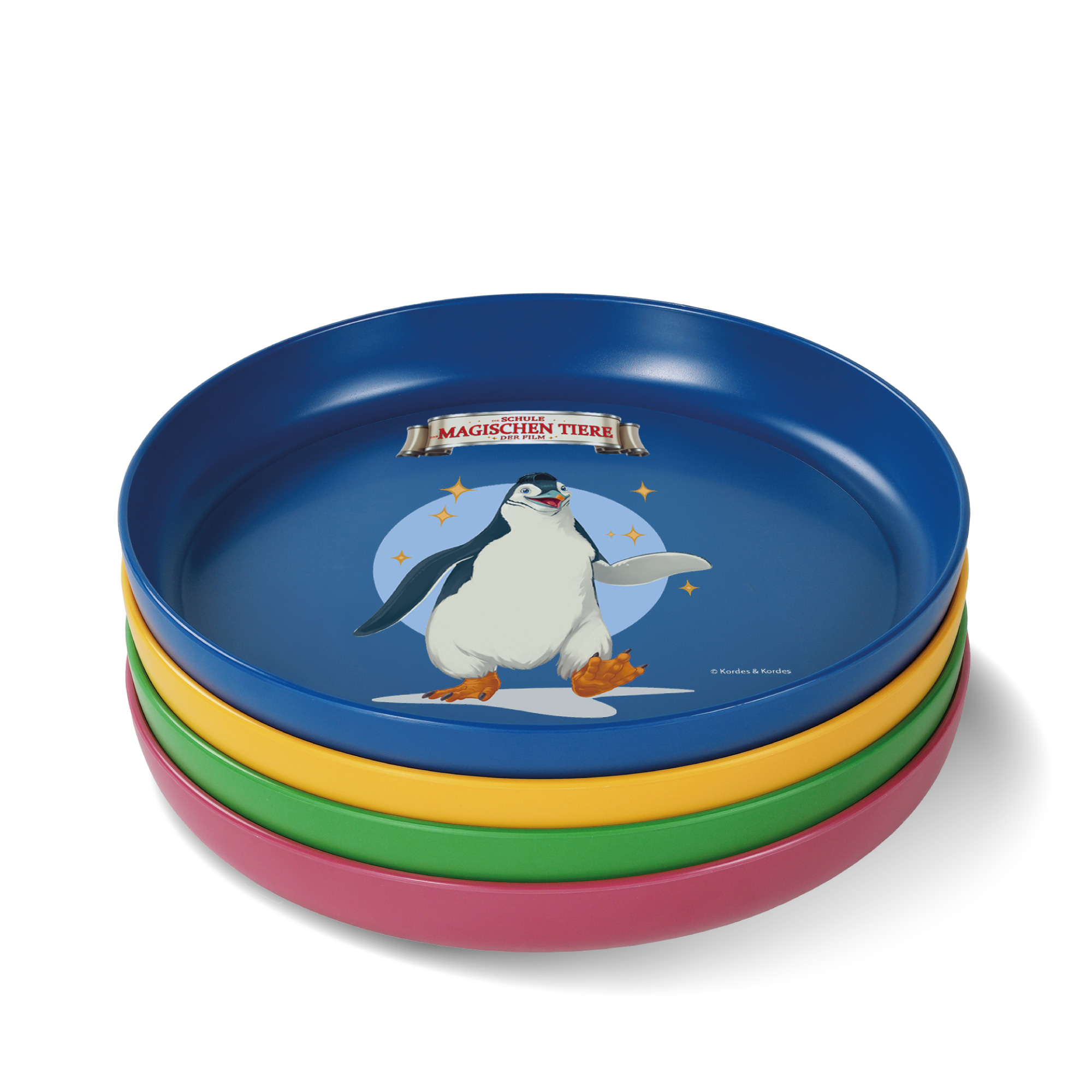Kindergeschirr Teller Set, 4-tlg. 18,5 cm, rPET | AWAVE®