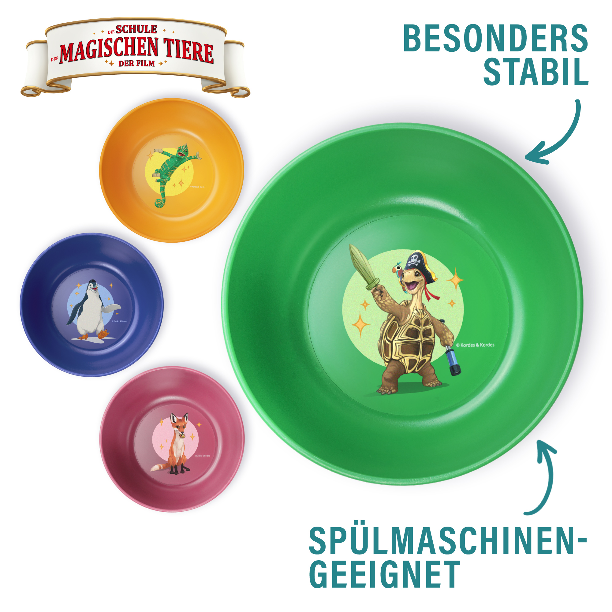Kindergeschirr Schüssel Set, 4-tlg. 11,5 cm, rPET | AWAVE®
