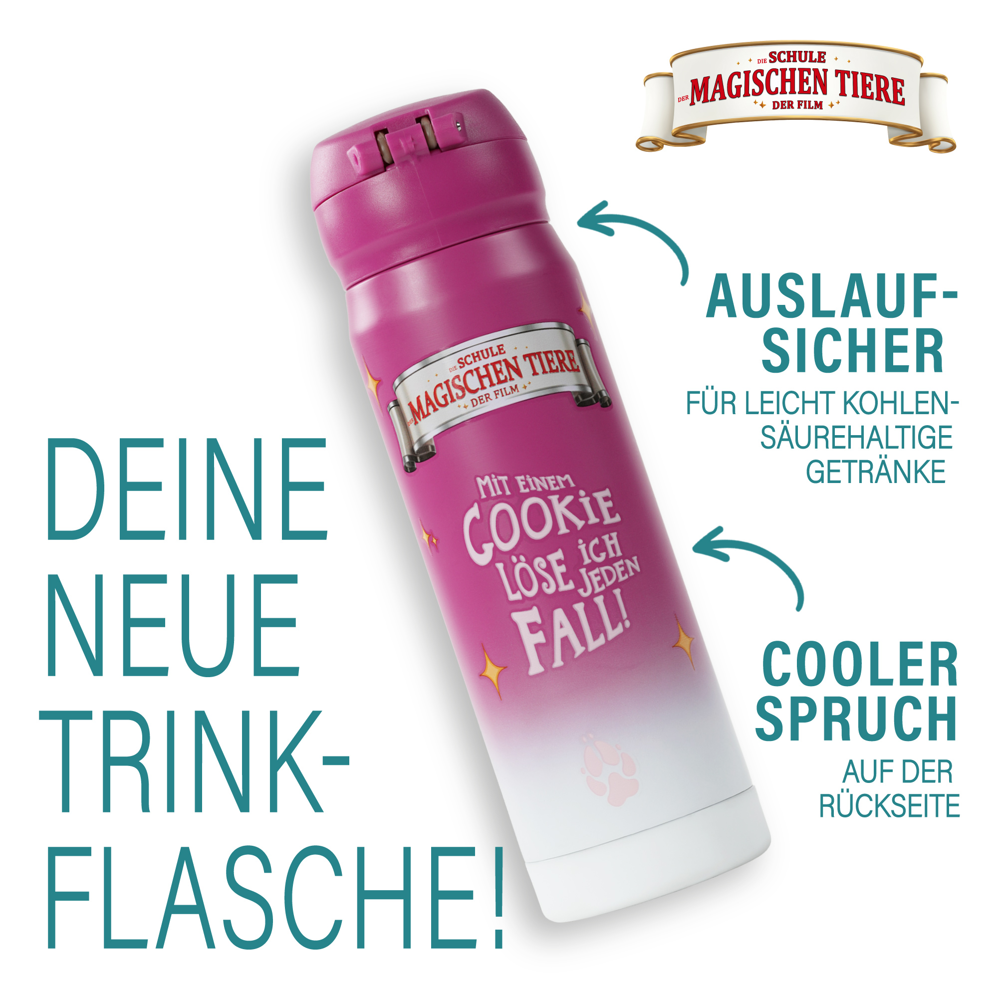 Trinkflasche, Rabbat, 380 ml, Edelstahl - beerenrot | AWAVE®