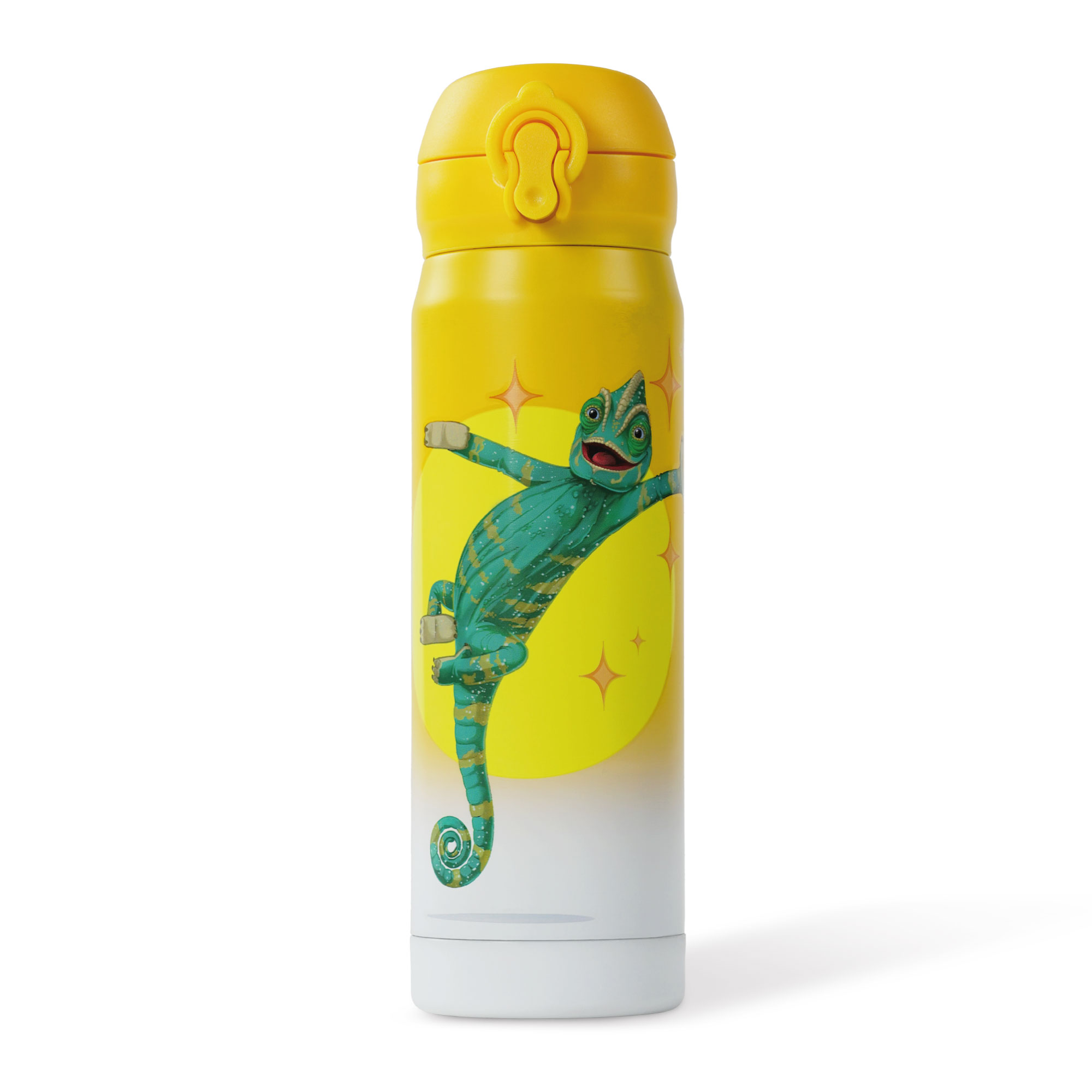 Trinkflasche, Caspar, 380 ml, Edelstahl - gelb | AWAVE®