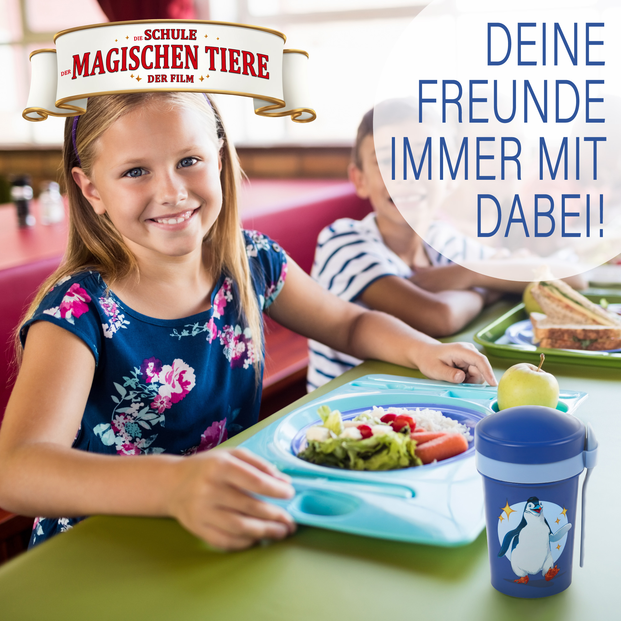 Müslibecher To Go, Juri, 540 ml, rPET - Blau | AWAVE®