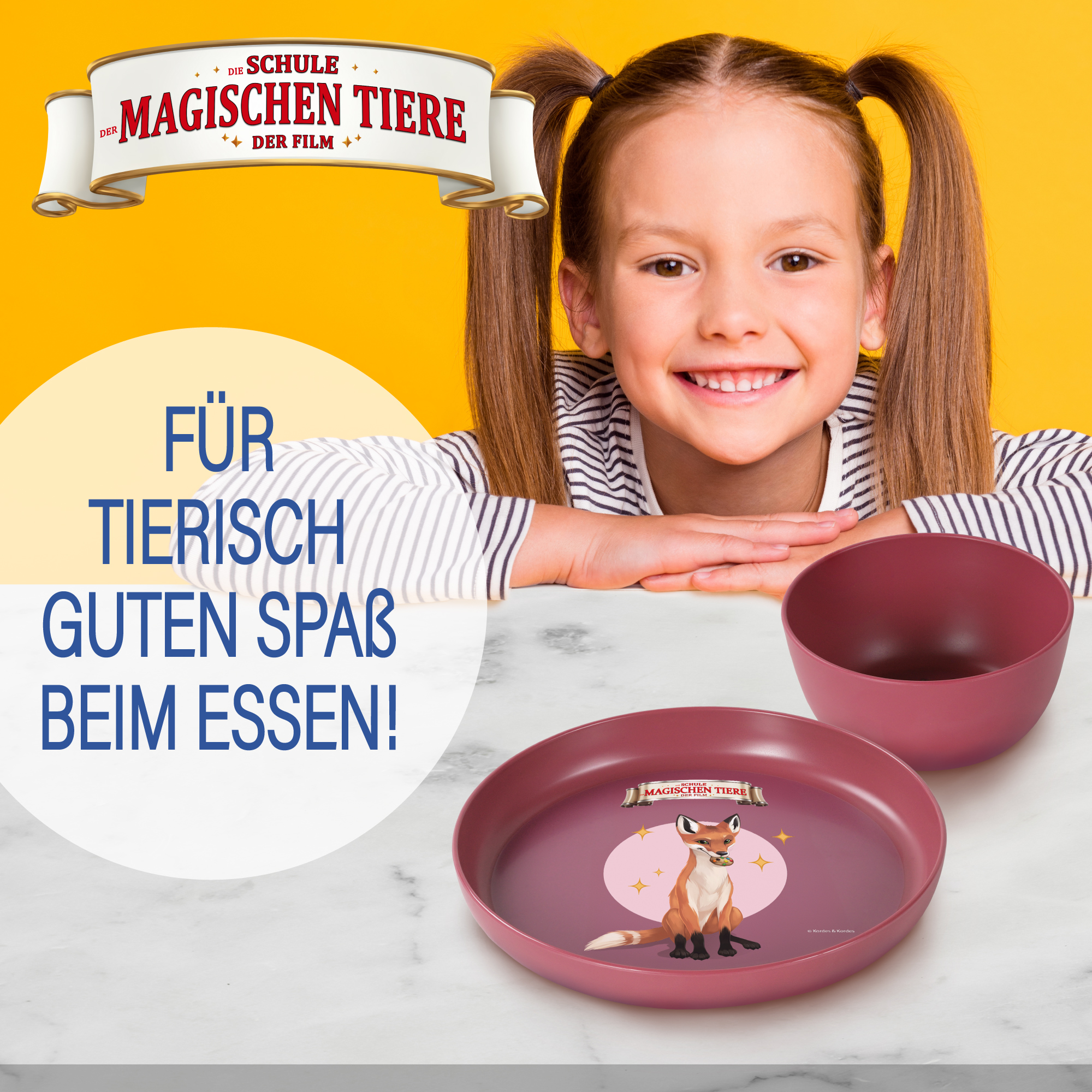 Kindergeschirr Teller Set, 4-tlg. 18,5 cm, rPET | AWAVE®