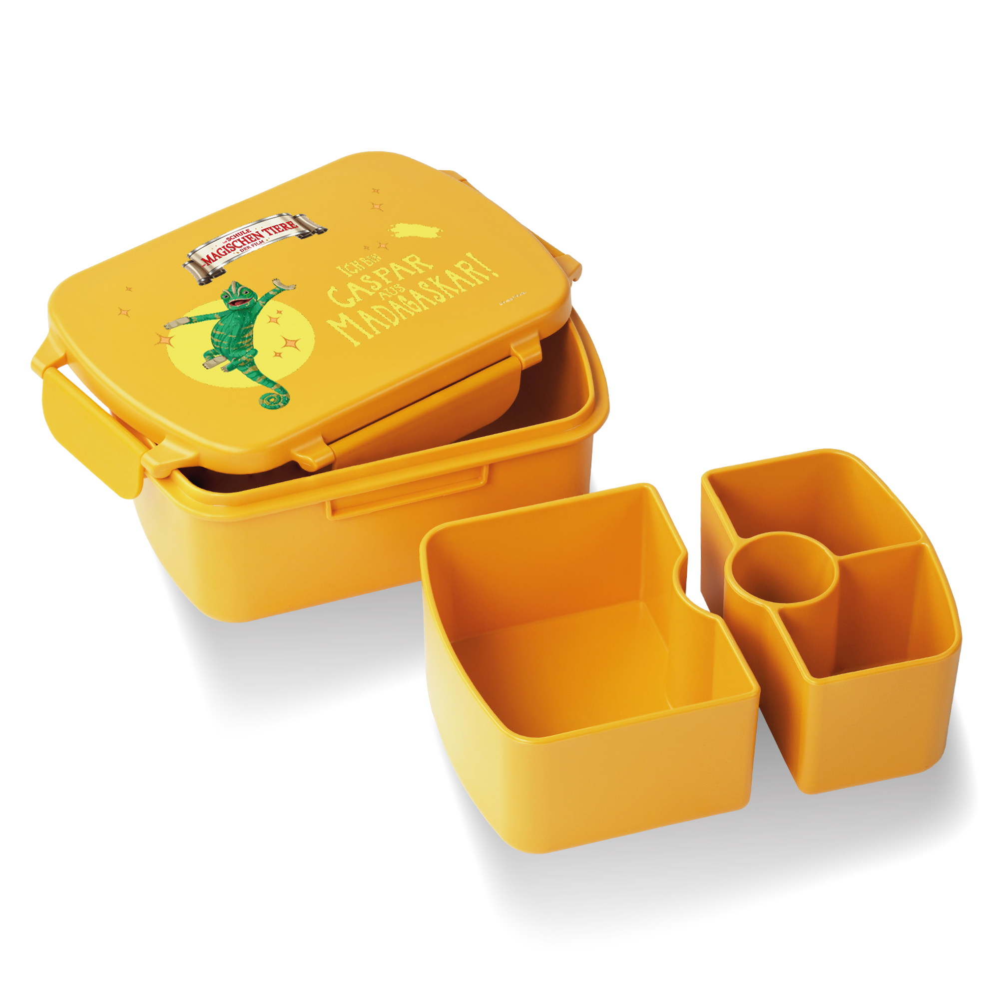 Snackbox, Caspar, aus rPET - gelb | AWAVE®
