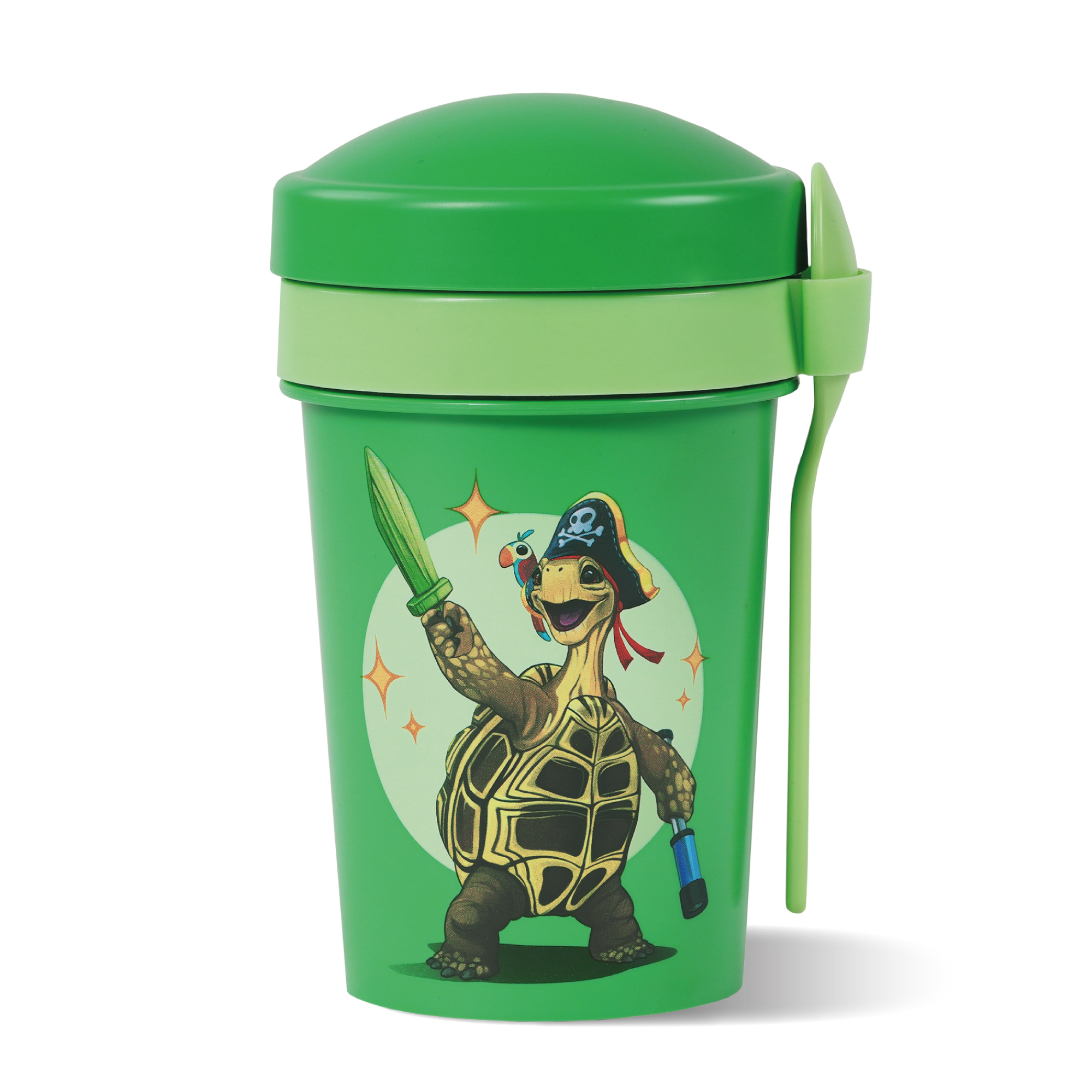 Müslibecher To Go, Henrietta, 540 ml, rPET - Grün | AWAVE®